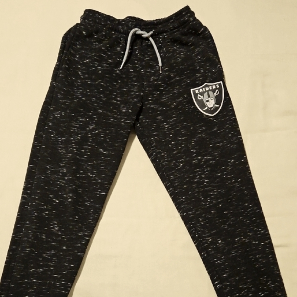 NFL Kids Black Raiders Sweatpants